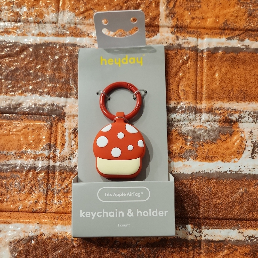 Heyday Red Mushroom‎ AirTag Holder